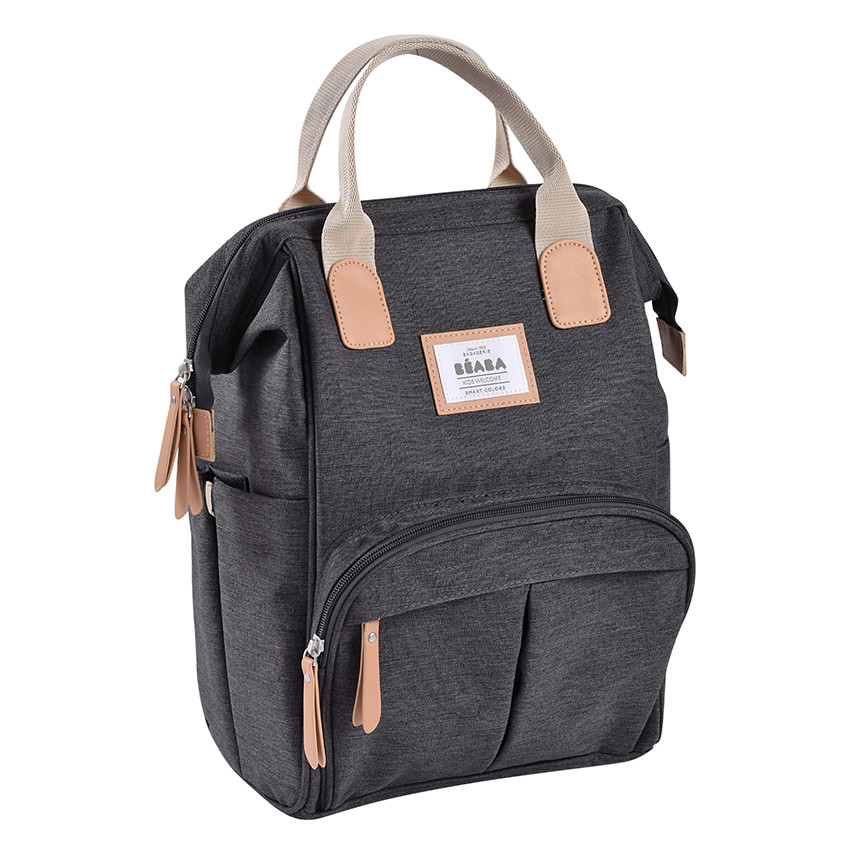 Sac à dos à langer Wellington Gris chiné foncé 