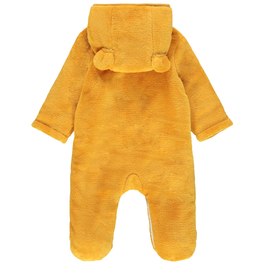 Combi-pilote en sherpa à oreilles en relief 