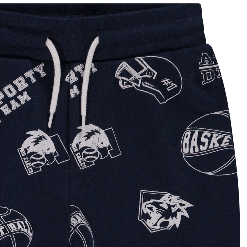Pantalon de jogging imprimé sports américains pour garçon 
