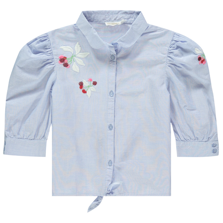 Chemise Gymboree Manches Longues Imprimé Baies Et Fleurs - Taille 4 Ans / 104 - Très Bon état