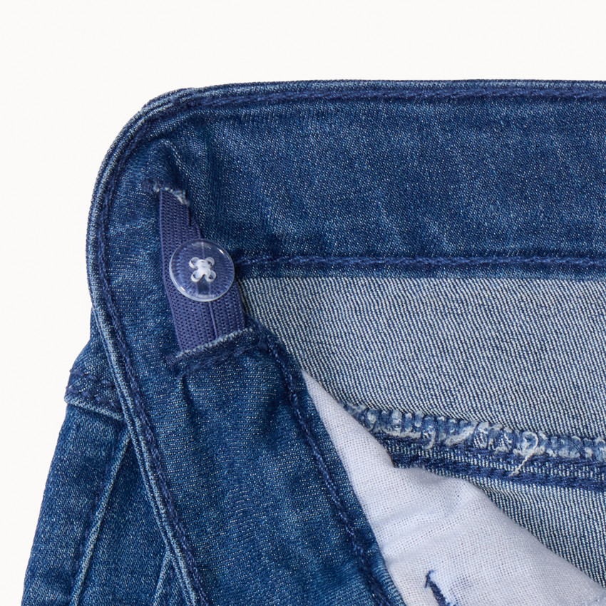 Short en jean avec poches pour fille 