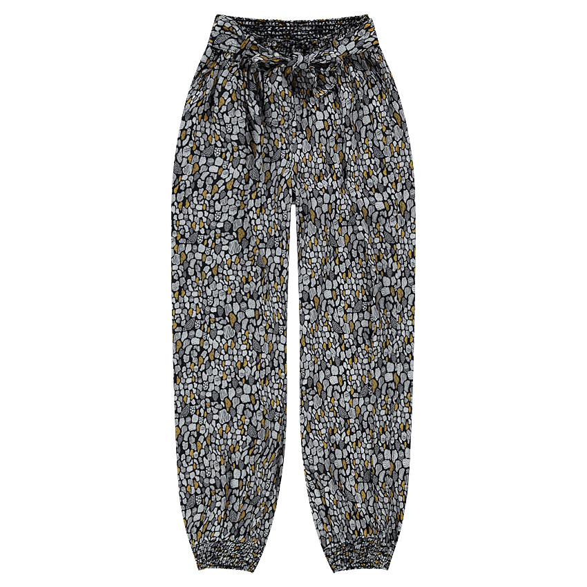 Junior - Pantalon fluide avec imprimé inspiration wax all-over 