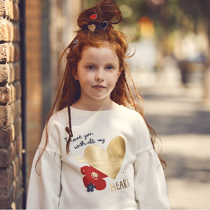 Lot de 2 barrettes + 3 élastiques cœurs pour fille 