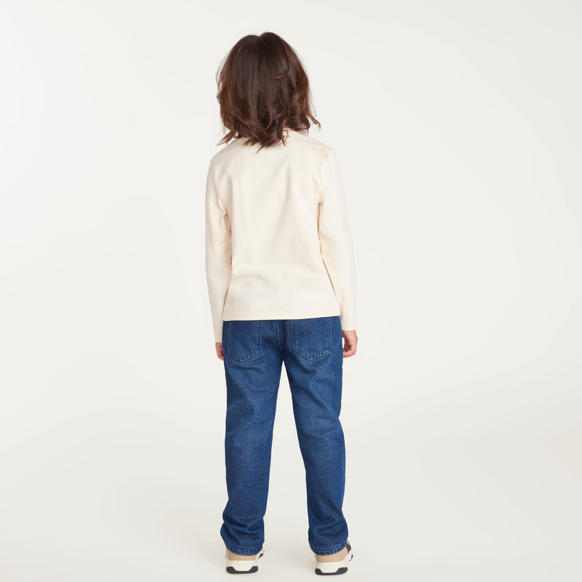T-shirt manches longues garçon print bouclette fantaisie 