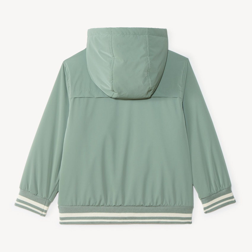 Coupe-vent garçon zippé à capuche imperméable 