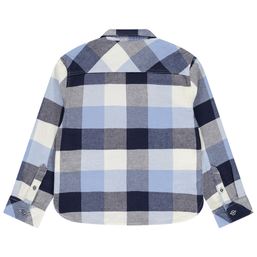 Chemise en toile à carreaux style bûcheron pour garçon  
