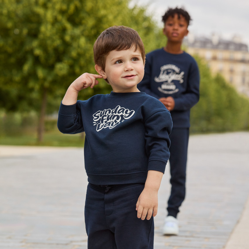 Sweat molleton oversize printé pour bébé garçon
