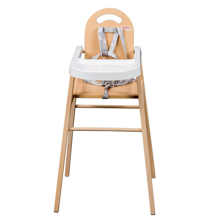 Chaise Haute fixe Lili vernis couleur naturelle 