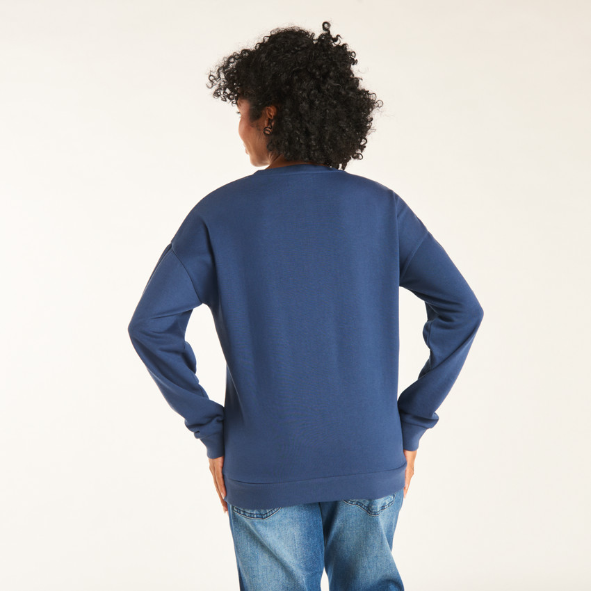 Sweat en molleton printé Amour pour femme  