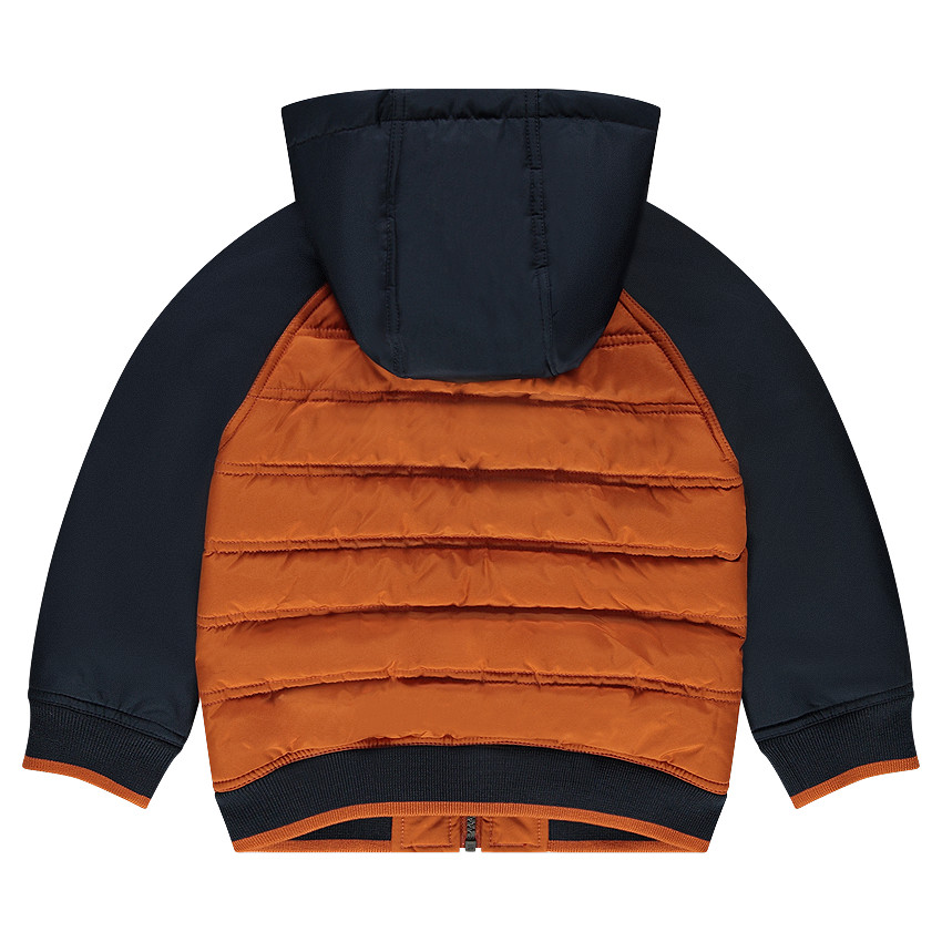 Doudoune esprit bombers à capuche amovible 