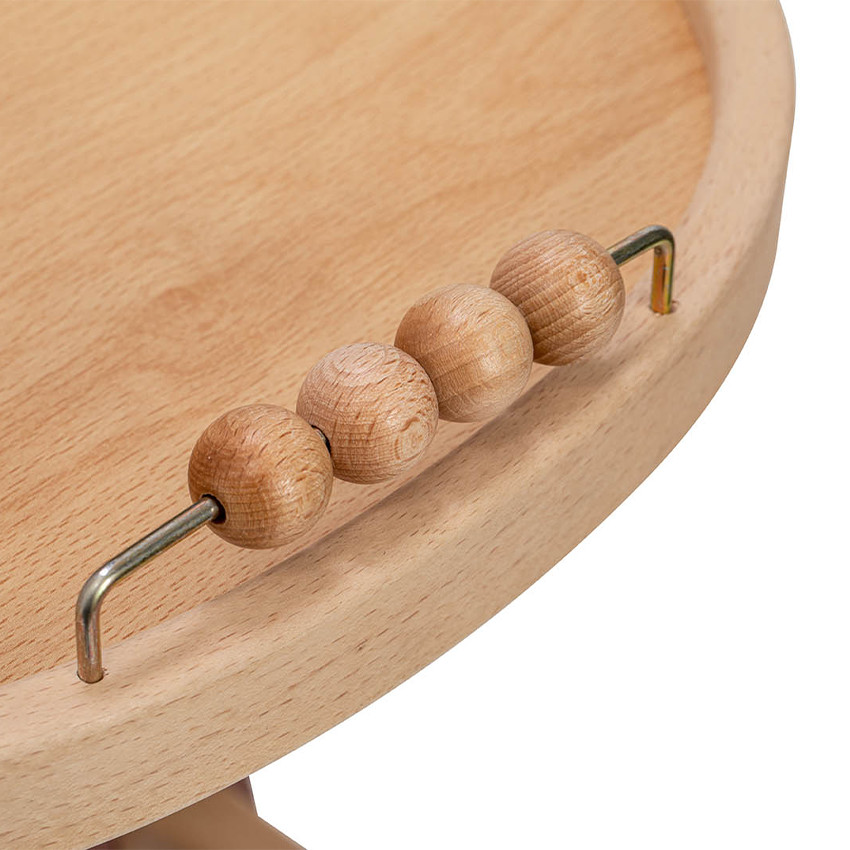 Chaise haute pliante Sarah hybride vieux rose 