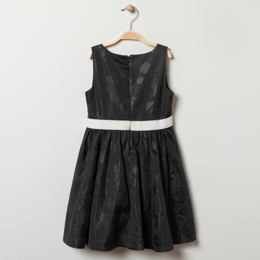 Robe de fêtes noire sans manches pour enfant fille 