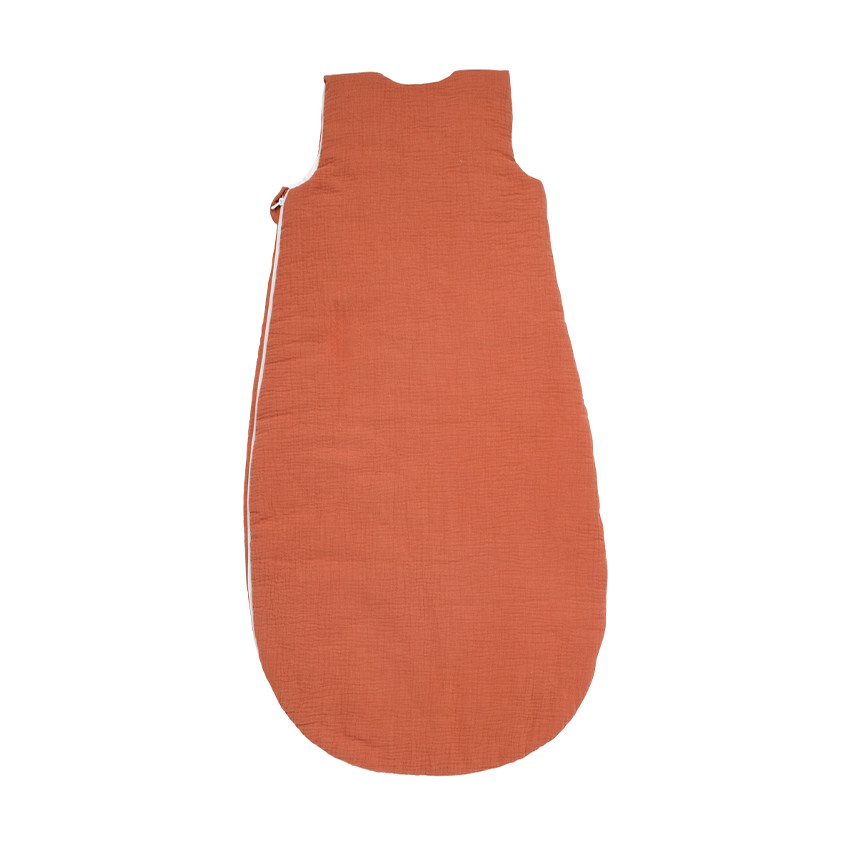 Gigoteuse ouatinée TOG 2 en double gaze 6-24M terracotta 