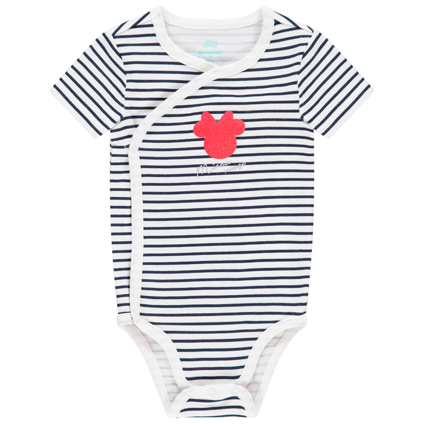 Lot de 3 bodies manches courtes print Minnie Disney 