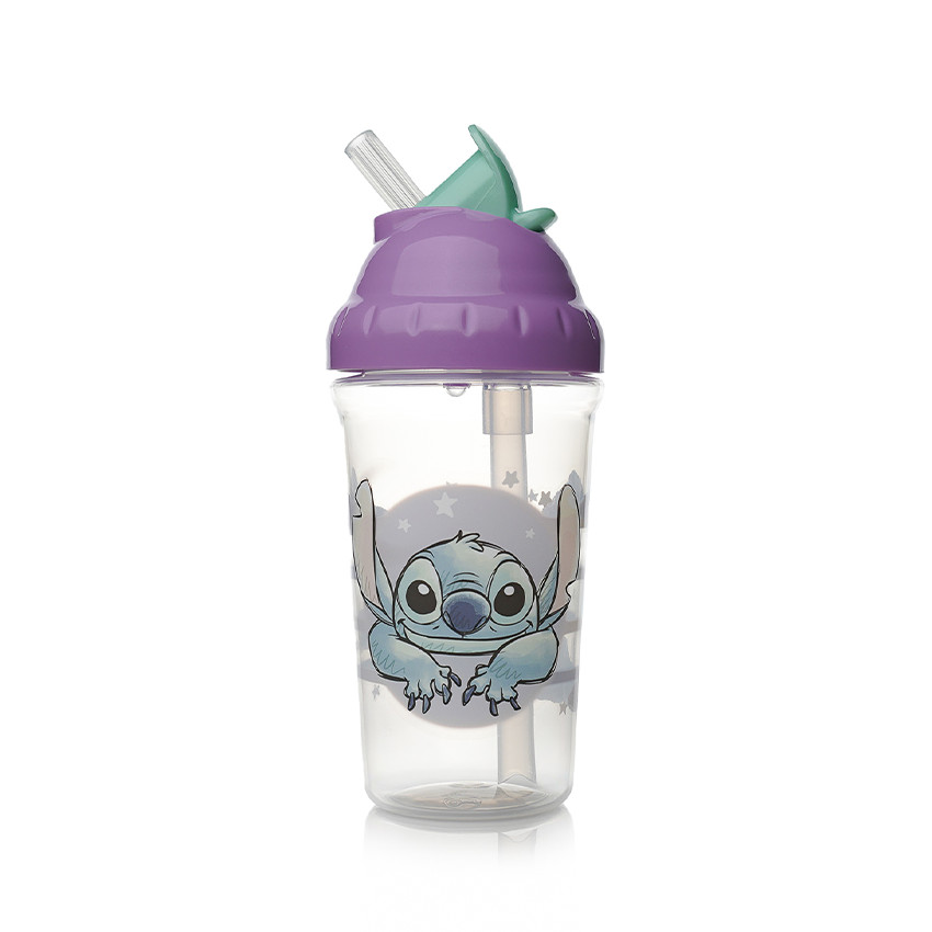 Gobelet à paille antifuite 295ml Stitch Disney