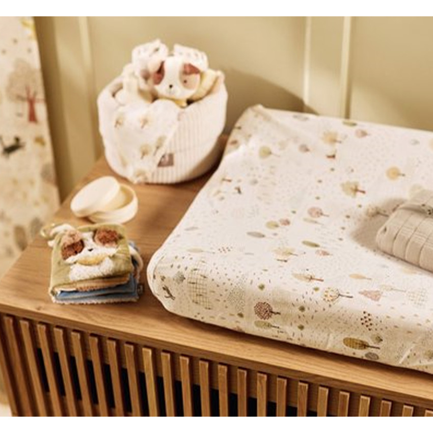 Housse matelas à langer jersey - Tiny Park - 50x70 cm 