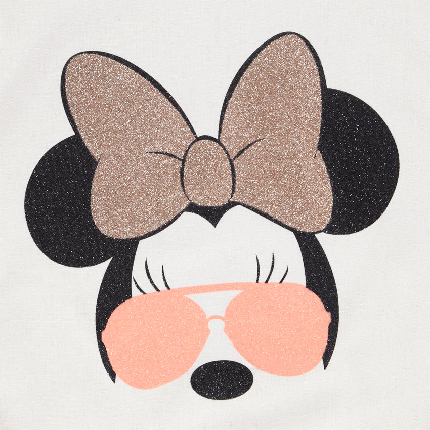 Tote bag en coton recyclé Minnie Disney pour fille 