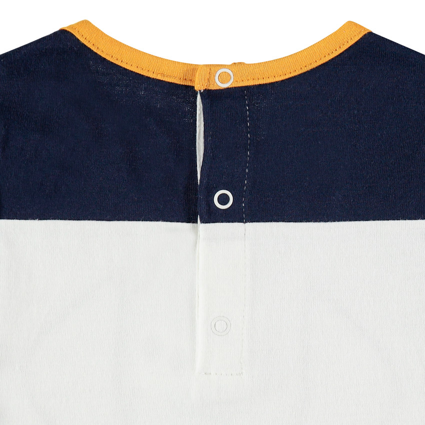 Pyjama en jersey avec chien brodé 