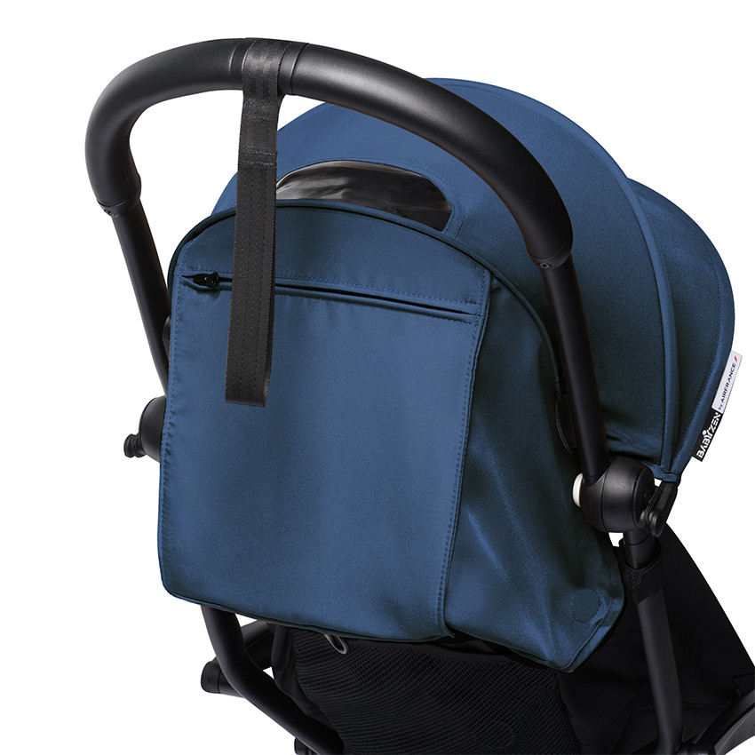 Poussette complète YOYO² nouveau pack 0+ et 6+ châssis noir - Bleu Air France 
