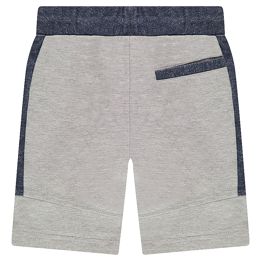 Bermuda en molleton bicolore  