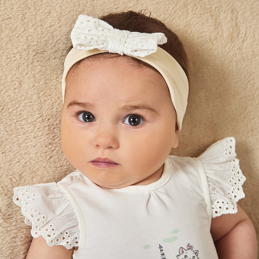 Ensemble 3 pieces avec broderie anglaise Marie Disney pour bebe fille Orchestra