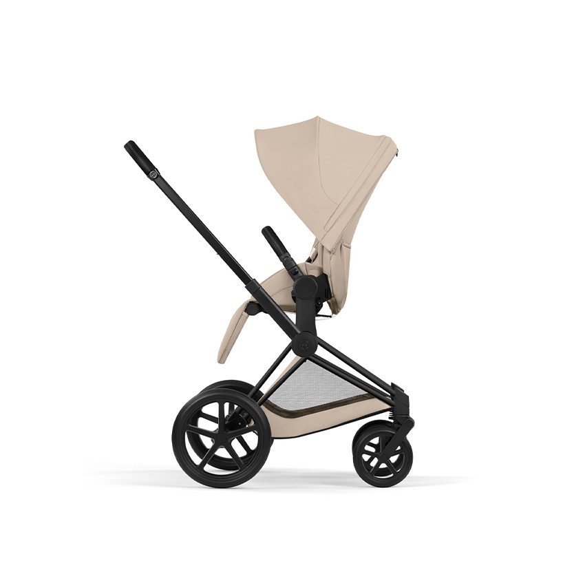 Poussette Duo Priam - Matt Black/Cozy Beige 