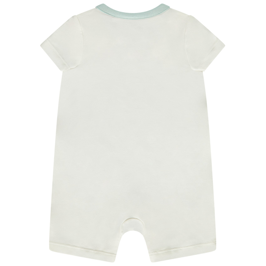 Combinaison courte en jersey print ourson ludique pour bébé garçon 