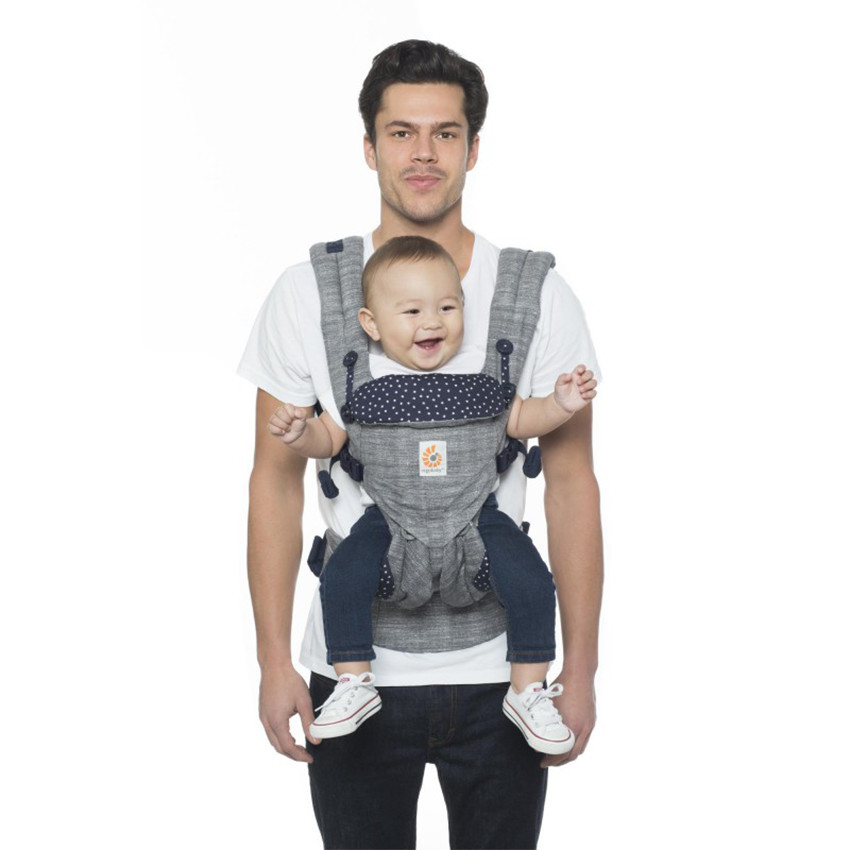 Porte-bébé Omni 360 tout-en-un - Gris/bleu étoilé 