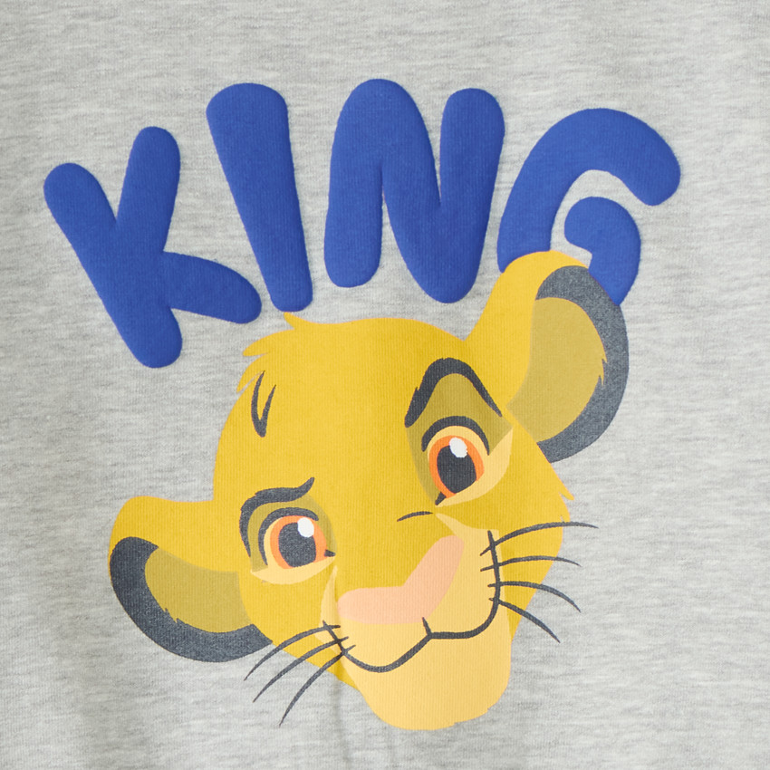 Sweat molleton bébé garçon print Simba Disney Le Roi Lion 