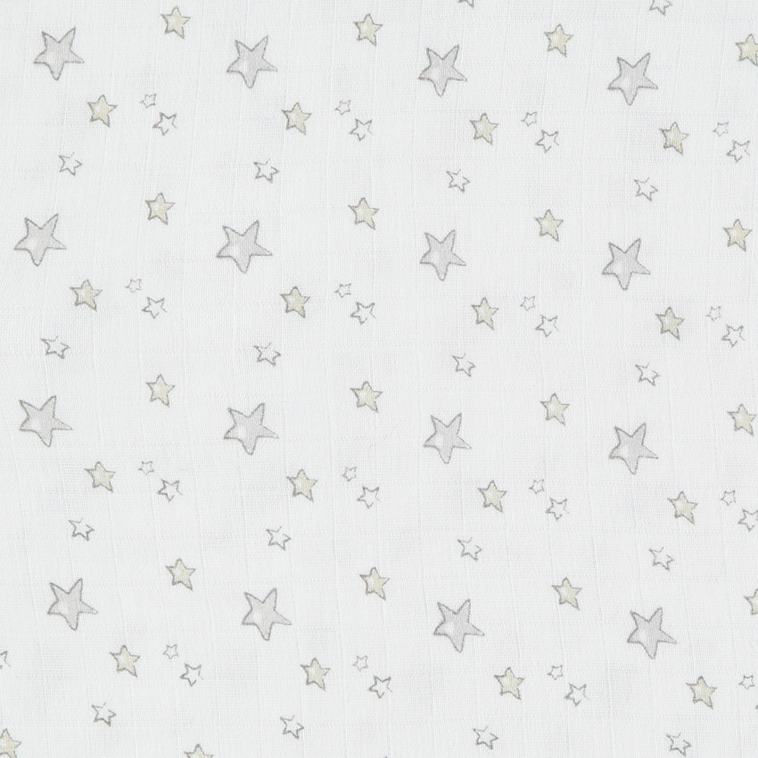 Lot de 3 langes en gaze de coton Dumbo Disney - Gris clair (Prémaman) - Image 1