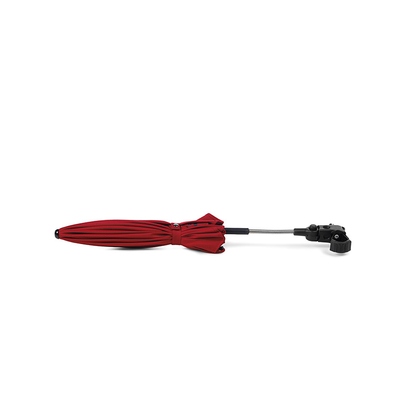 Aiseeok Ombrelle Universelle Pour Poussette Et Landau, Parasol Anti UV 50 , Diamètre 78 Cm, Avec Clip Fixation Universelle Pour Tube Rond Ou Ovale Flexible Et Orientable Noir