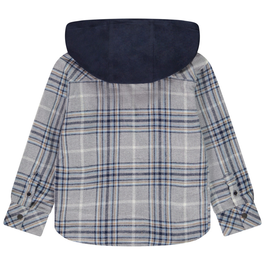 Veste surchemise imprimé carreaux pour garçon  