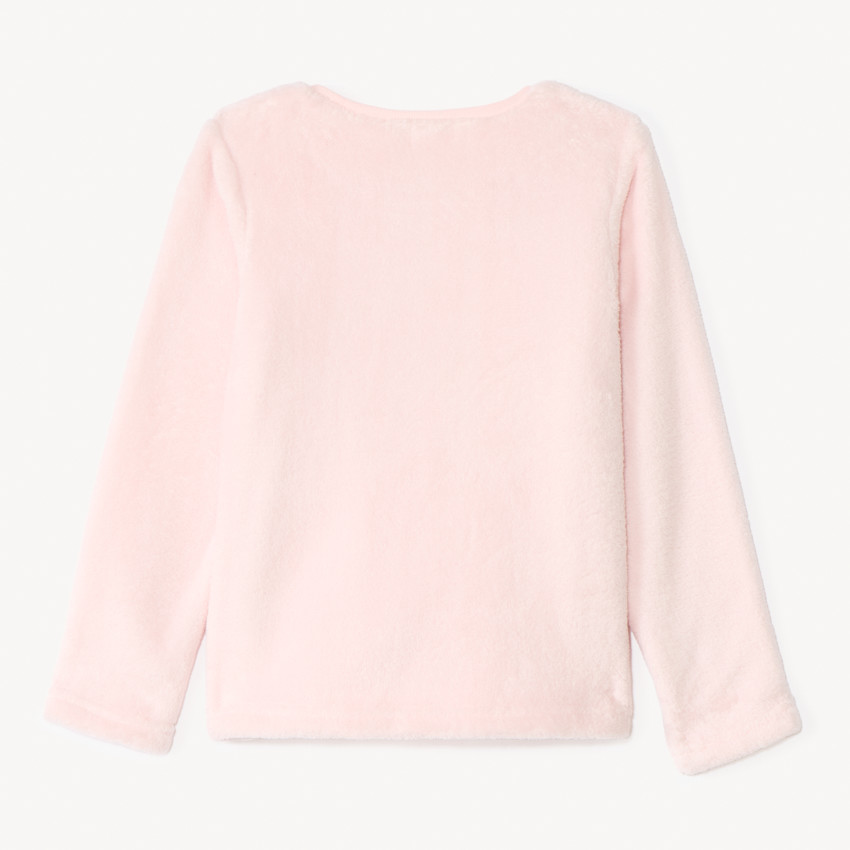 Set pyjama 2 pièces fantaisie en sherpa pour fille  