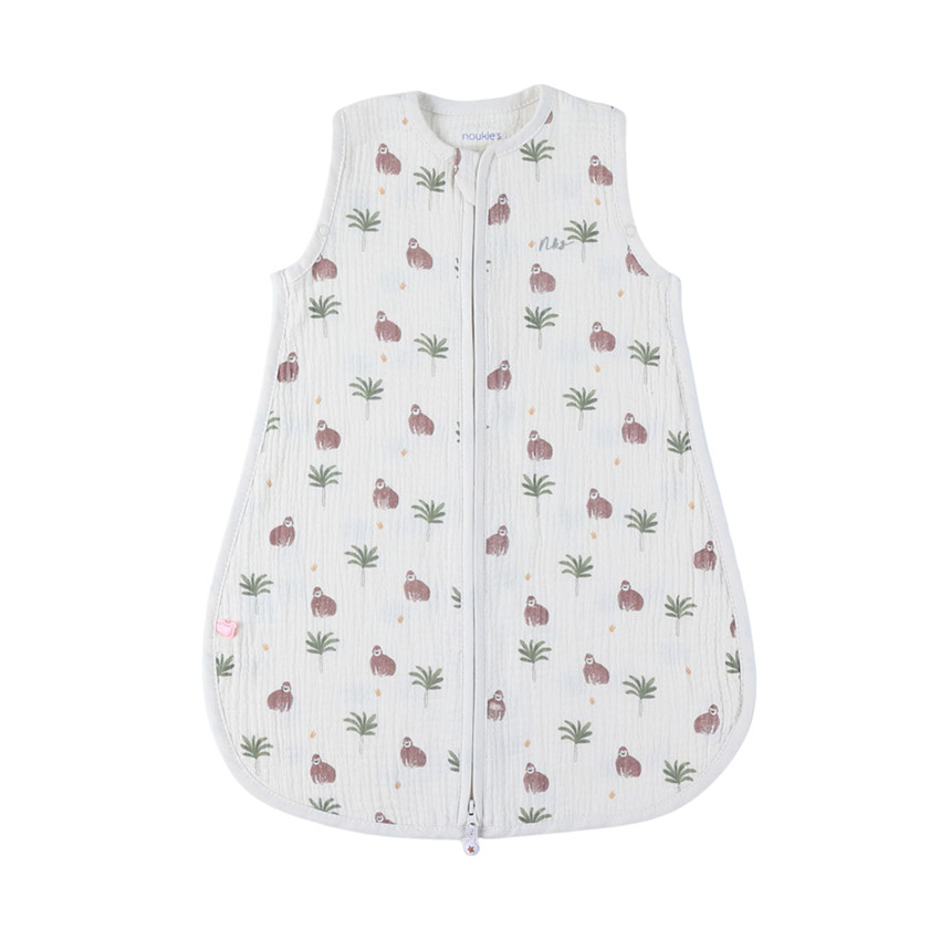 Gigoteuse en mousseline 50cm TOG 1 Cute Gorilla blanc