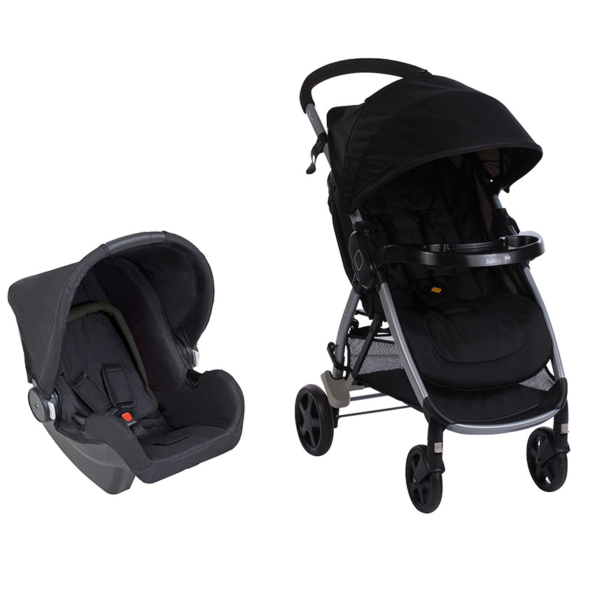 Poussette duo Step&Go - Full black 