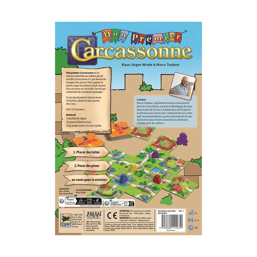 Jeu de stratégie Mon Premier Carcassonne 