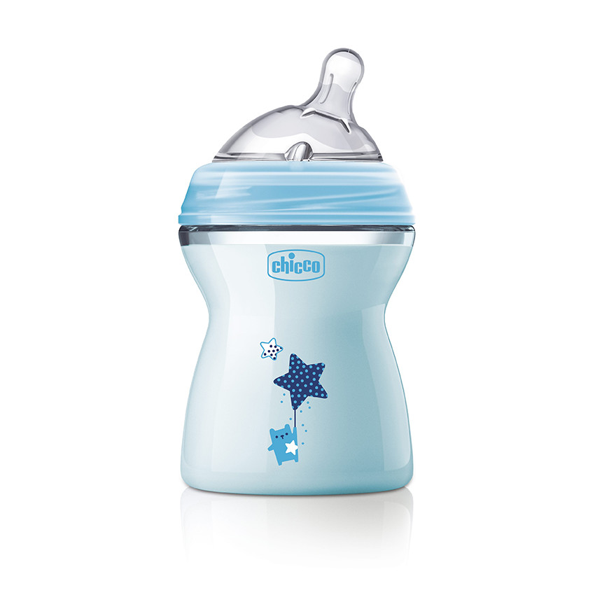 Biberon tétine inclinée débit moyen - 250ml 