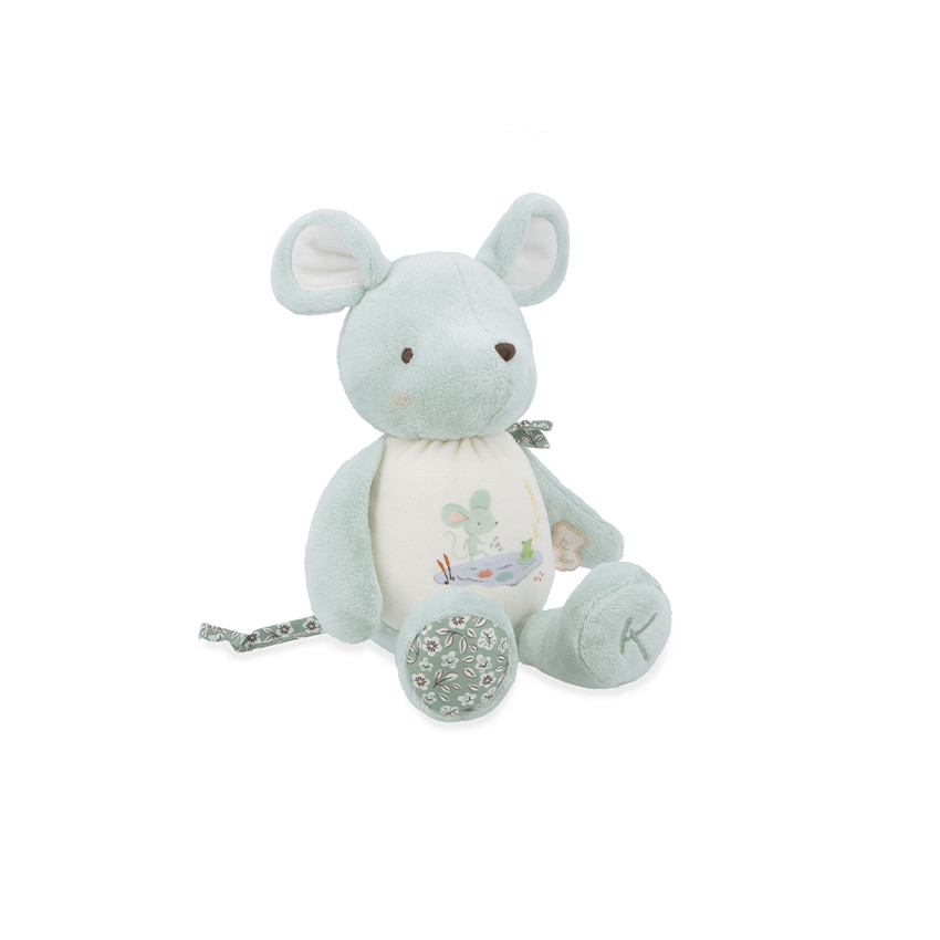 Petite peluche sonore Souris verte  