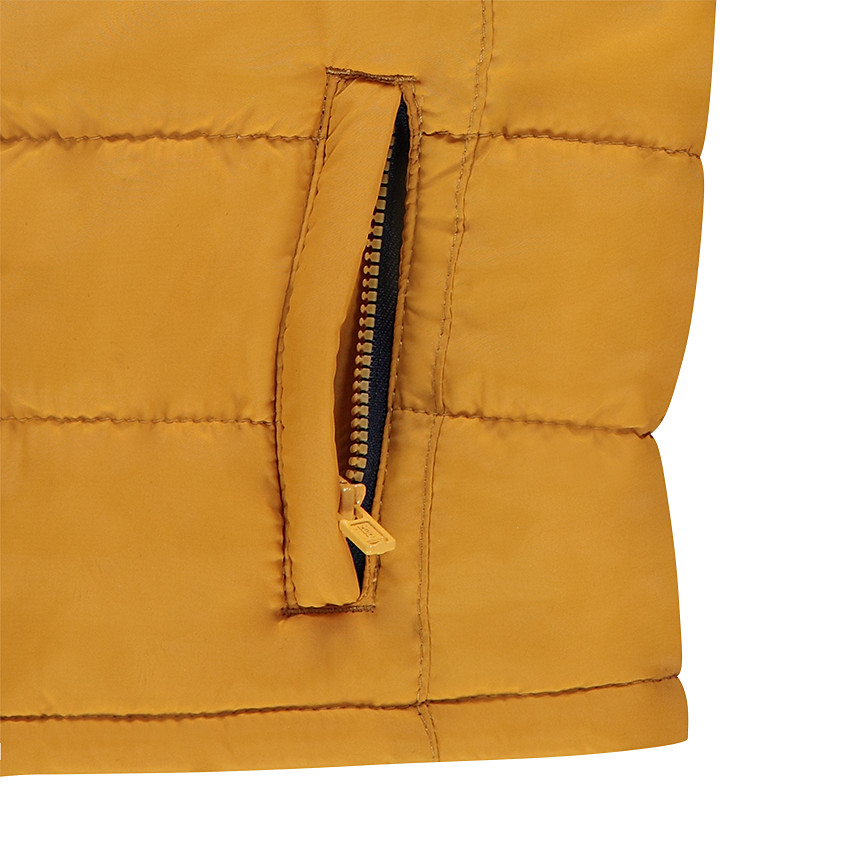 Doudoune matelassée sans manches à capuche 