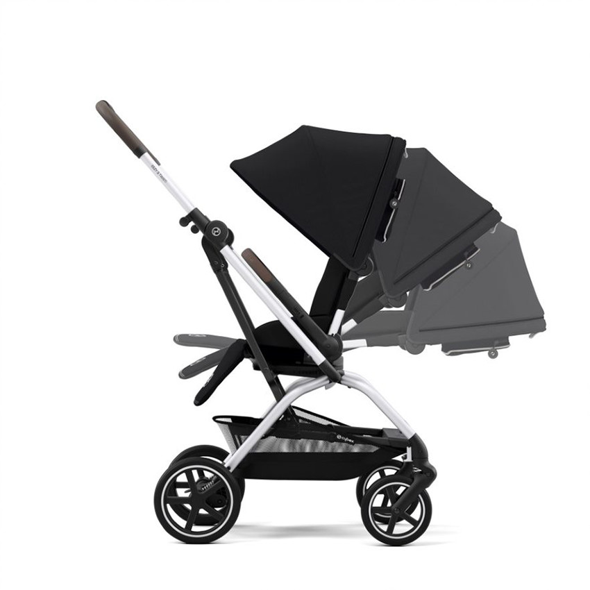 Poussette Eezy S Twist+2 - Moon Black 