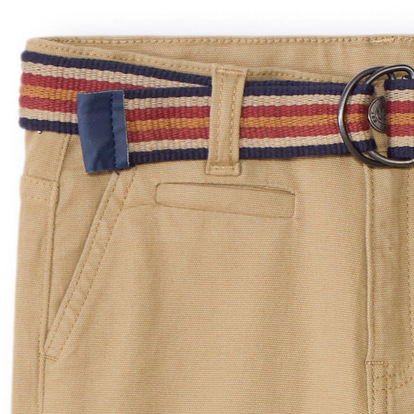 Pantalon avec ceinture à double boucle pour garçon 