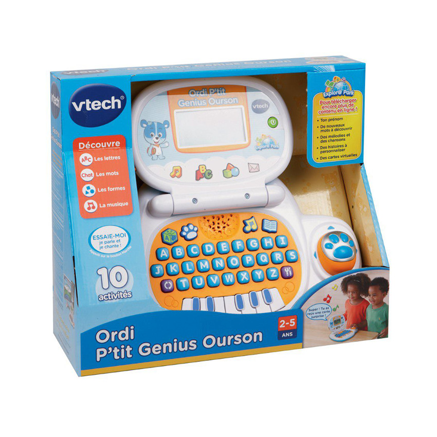 Ordinateur P'tit Genius Ourson - Bleu 