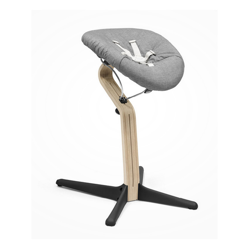 Transat Newborn set chaise haute NOMI - Noir /Gris Rose 