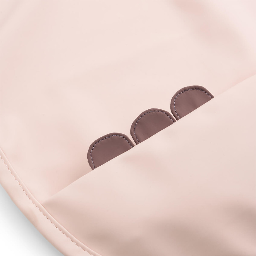 Bavoir avec élastique Croco Rose 