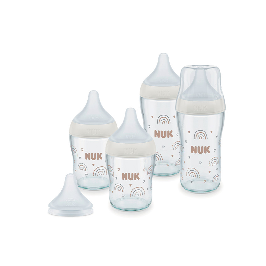 Kit de naissance de 4 biberons Perfect Match - Beige 