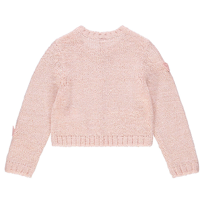 Gilet de cérémonie en tricot avec papillons brodés 