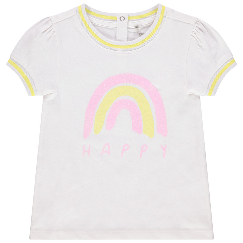 T-shirt manches courtes en coton à motif printé 