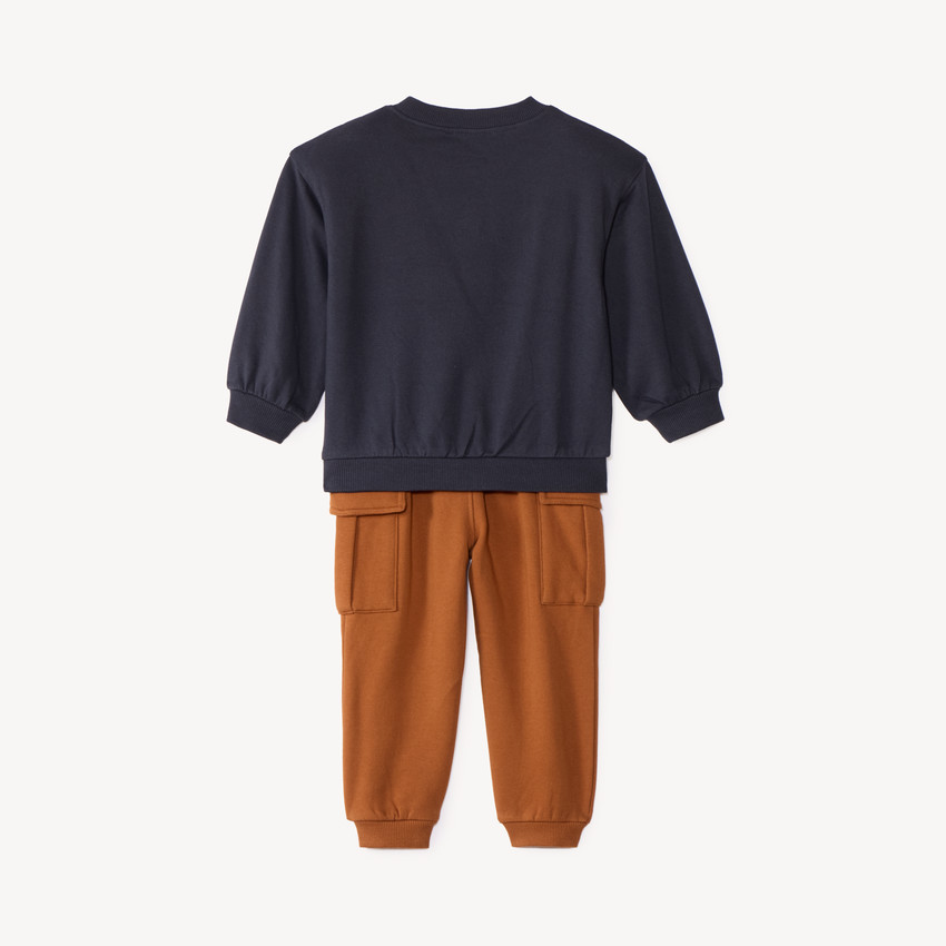 Ensemble de jogging bébé garçon patch bouclette fantaisie 