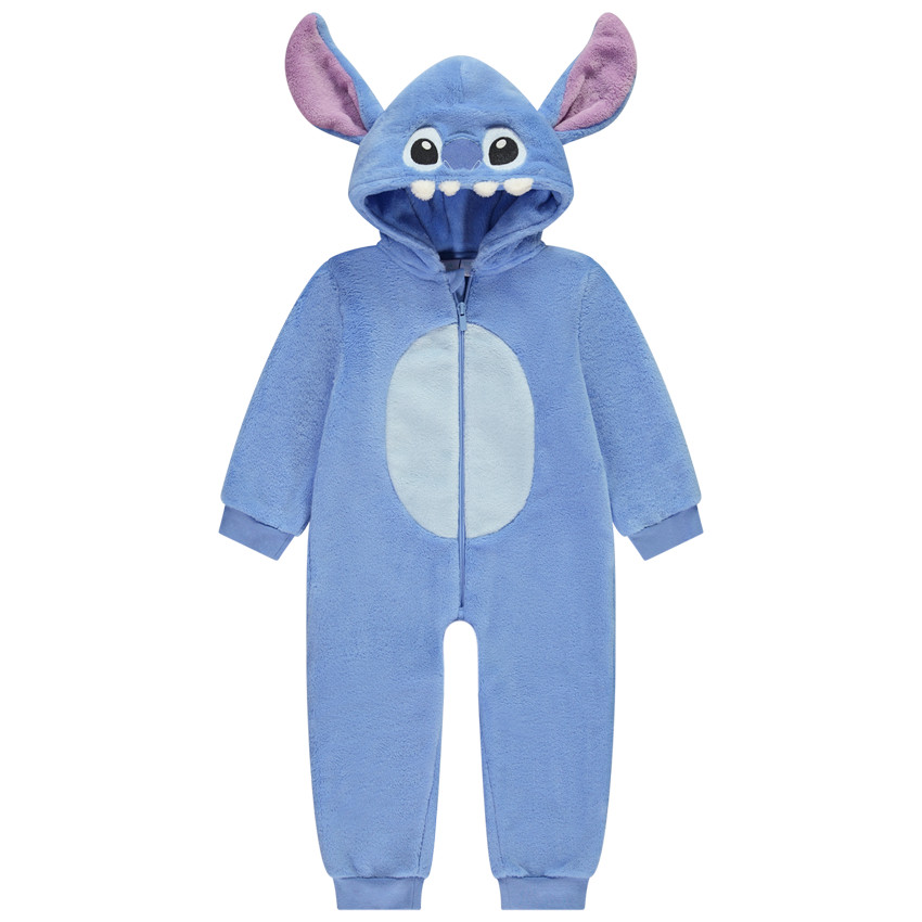 Surpyjama ludique Stitch Disney en sherpa pour bébé garçon 