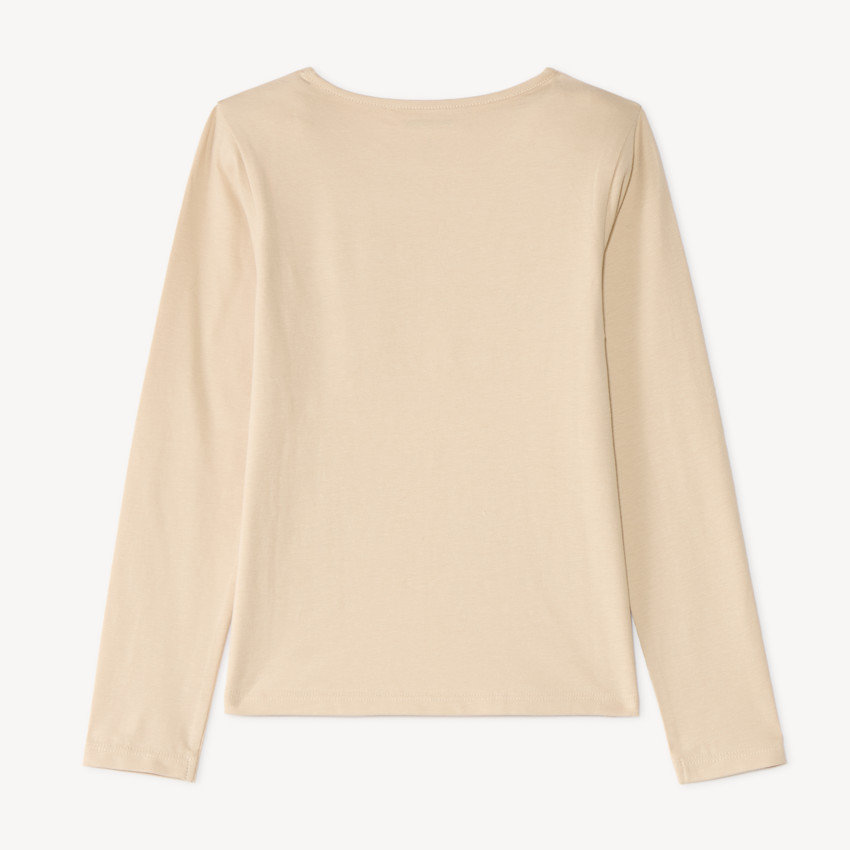 T-shirt manches longues fille print Bestie 